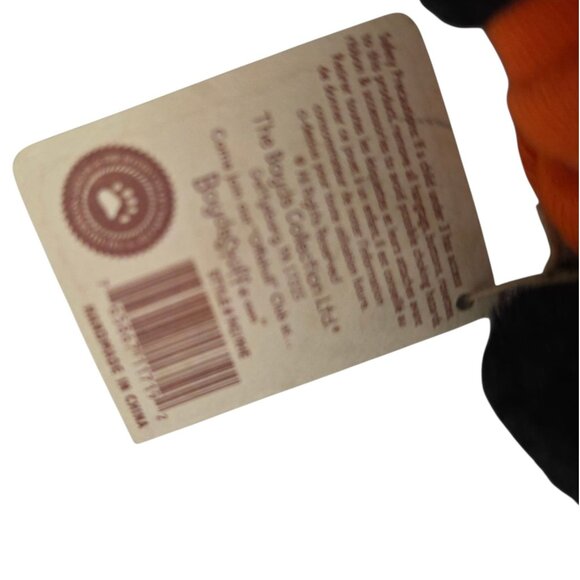 Boyds Bears Hershey Mini Spooky Bear Head Bean Collection Plush Ornament 4" - Picture 2 of 9